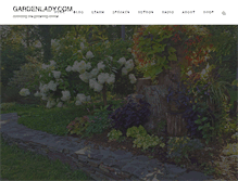 Tablet Screenshot of gardenlady.com